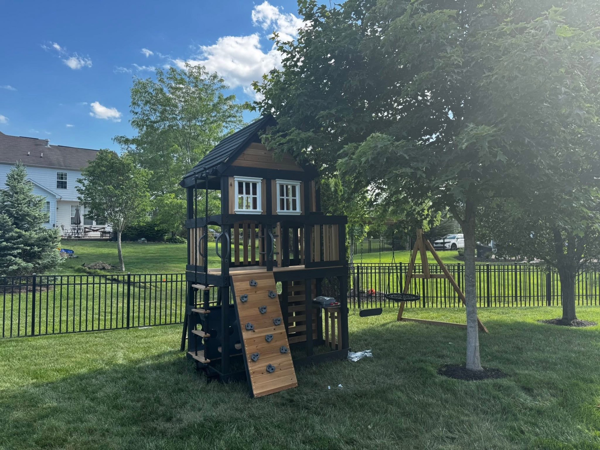 Backyard playset assembly handyman Indianapolis
